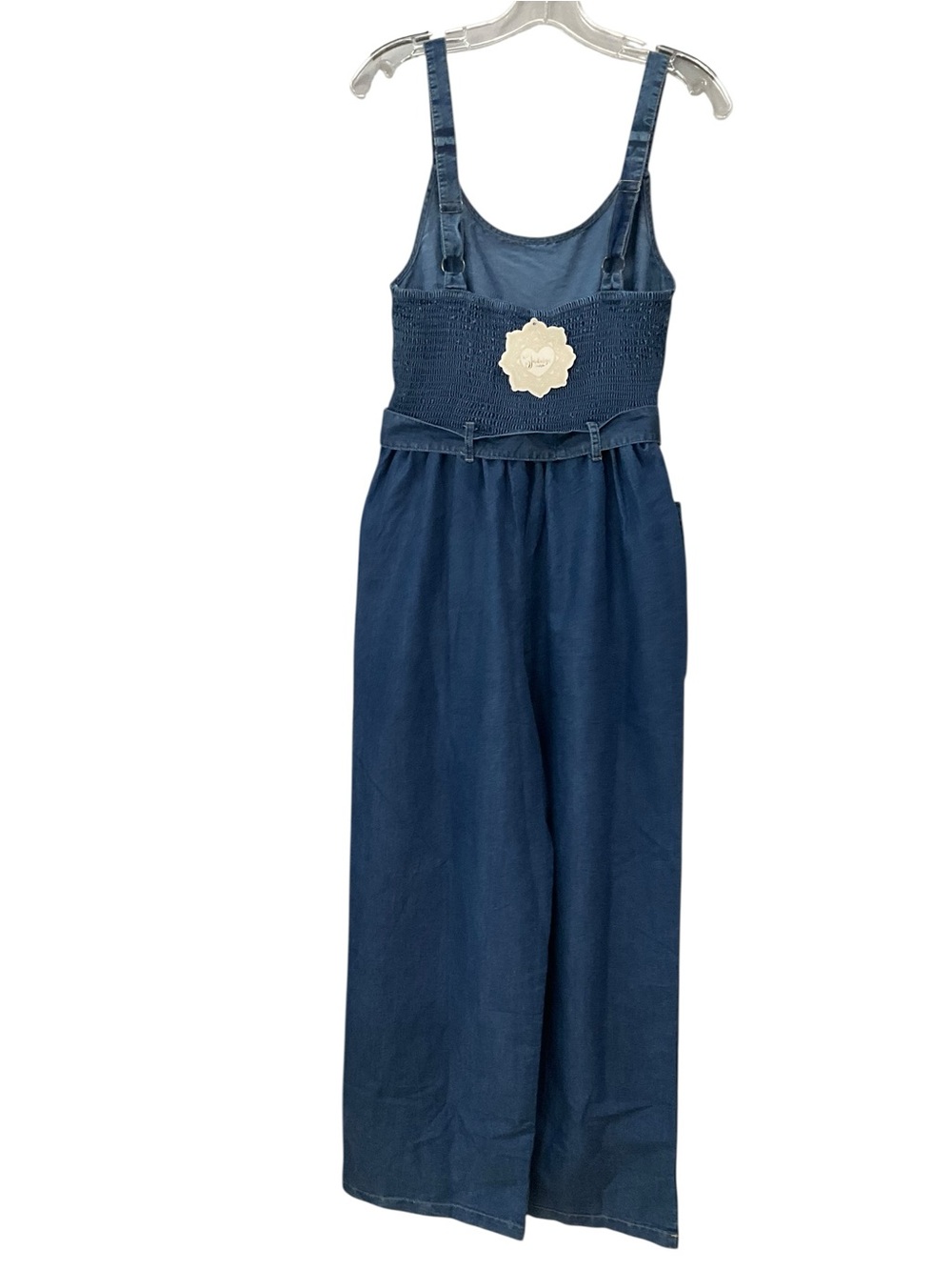 GOGO Indulge instyle Women’s Wide-Leg Jumpsuit with Tie Waist Size Medium NWT - Picture 14 of 14